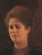 Gustav Klimt Portrait of a Lady (Frau Heymann) around (mk20) USA oil painting artist